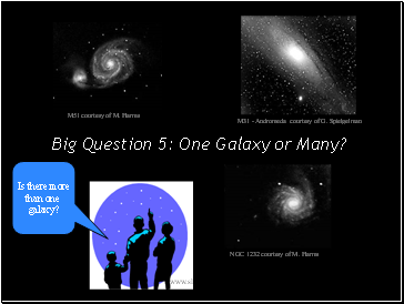 Big Question 5: One Galaxy or Many?