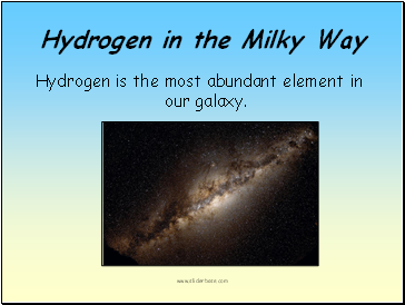 Hydrogen in the Milky Way