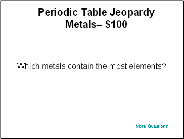 Metals