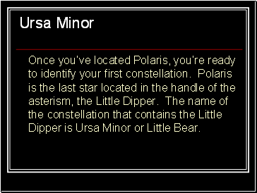 Ursa Minor