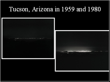 Tucson, Arizona in 1959 and 1980