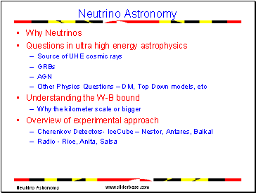 Neutrino Astronomy