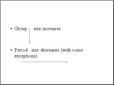 Group size increases