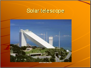 Solar telescope