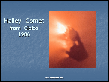 Halley Comet from Giotto 1986