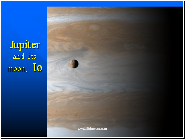 Jupiter and its moon, Io