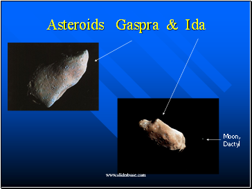 Asteroids Gaspra & Ida