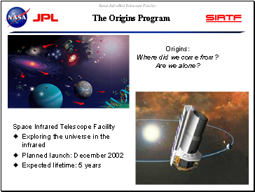The Origins Program