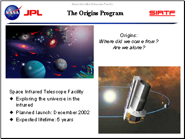 Space Infrared Telescope Facility (SIRTF) The Herschel Experiment