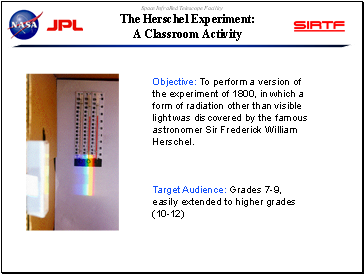 The Herschel Experiment: A Classroom Activity