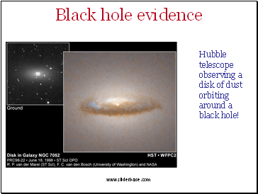 Black hole evidence