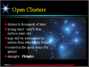Open Clusters