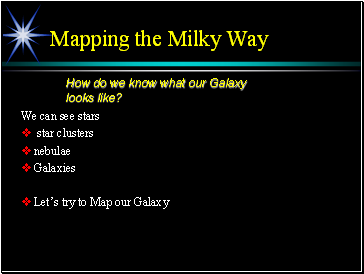 Mapping the Milky Way