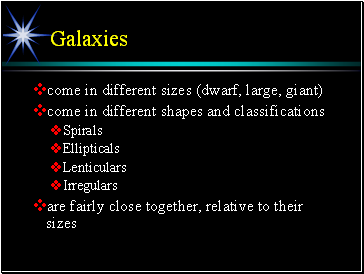 Galaxies