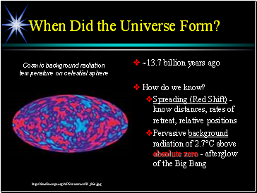 When Did the Universe Form?