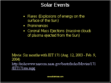 Solar Events