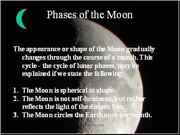 Phases of the Moon