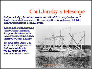 Carl Janskys telescope