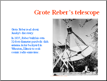 Grote Rebers telescope