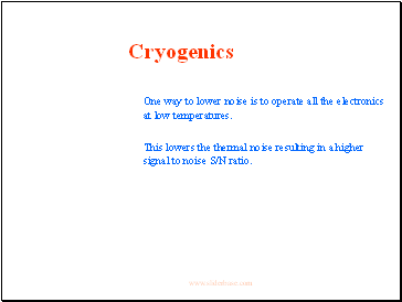 Cryogenics