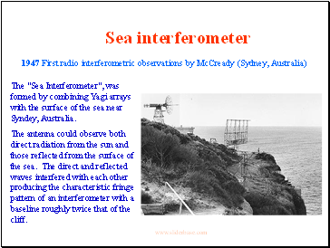 Sea interferometer