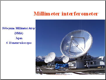 Millimeter interferometer