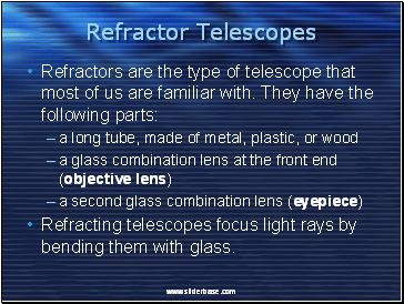 Refractor Telescopes