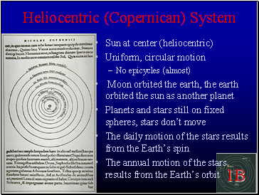 Heliocentric (Copernican) System