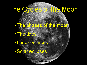 The Cycles of the Moon