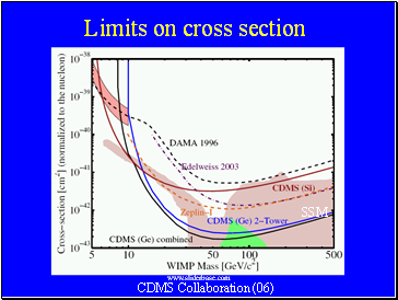 Limits on cross section