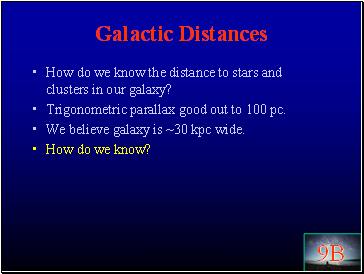 Galactic Distances