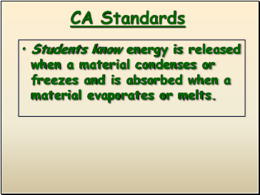 CA Standards