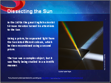 Dissecting the Sun