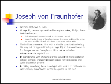 Joseph von Fraunhofer