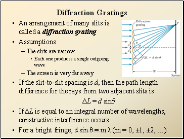 Diffraction Gratings