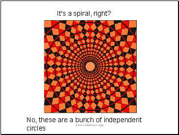 It's a spiral, right?