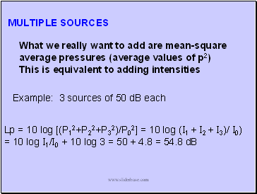 Multiple sources