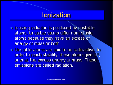 Ionization