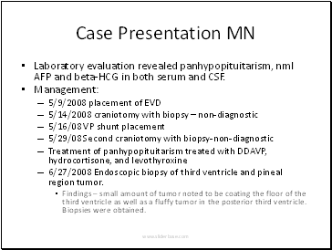 Case Presentation MN