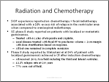 Radiation and Chemotherapy