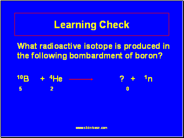 Learning Check