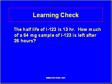 Learning Check