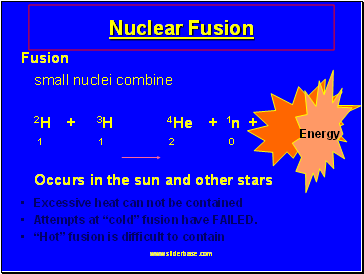 Nuclear Fusion