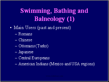 Swimming, Bathing and Balneology (1)