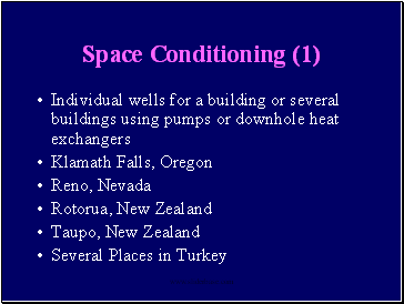 Space Conditioning