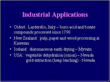 Industrial Applications