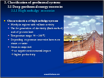 2. Classification of geothermal systems