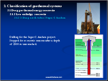 2. Classification of geothermal systems