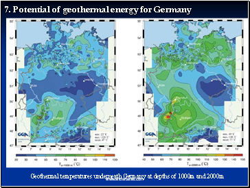 Potential of geothermal energy for Germany