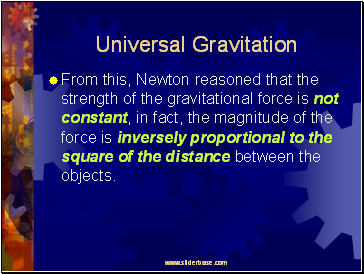 Universal Gravitation